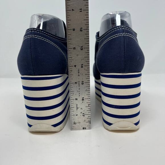 Miu Miu Shoes Women's Size 38.5 Platform Sneakers Authentic Designer Luxury Bold - Picture 9 of 16